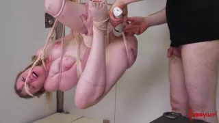 Flogged And Butt Shagged Submissive Giggles - Rebel Rhyder