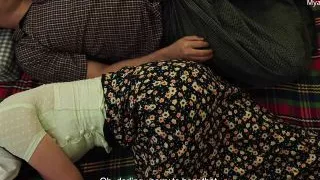 Asian couple cannot stop fucking while on Big Fire