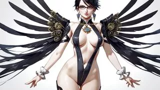 Futanari Bayonetta Masturbating