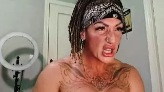 Dominatrix Danaxmuscles orders them to cum in her boots