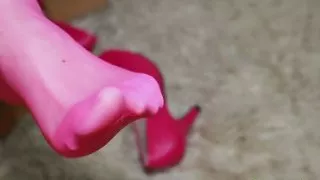 Pink Stockings and Pink Pumps