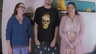 A sizzling game of Strip Estonian Roulette