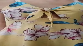 Do you want to see what's under my dress? I'm a little shy but I'll do it for you