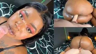 White Guy Fucks a Pretty Black Girl Until He Breeds Her