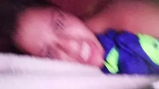 my cuckold hubby entre to the room while i was getting fucked rough by my neighbor and fills me being creampied