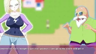 Android Quest for the Balls - Dragon Ball Part 1 - Android 18 Having Fun