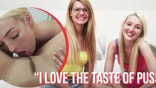 Ersties - Hot Blondes Andy & Izzy Taste Each Other Before Grabbing the Magic Wand