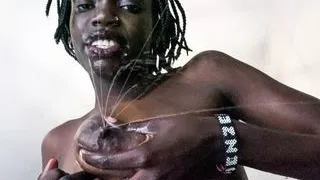 Big Black Milky Tits MILF Railed So Hard By Big White Dick Stud!