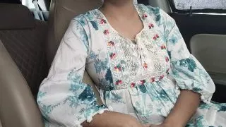 Desi Girl Friend Risky Sex in Car. Sucked Fucked Handjob Cumshot