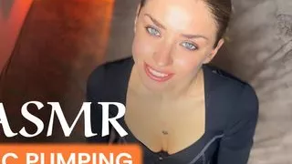 ASMR. Beautiful petite blonde Fast and Aggressive Mic Pumping Your Cock and Make You CUM. Lissa Piccola