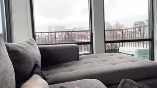 I masturbate on the couch