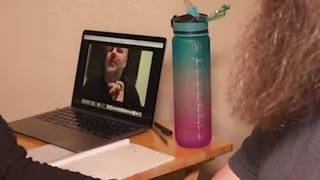 Remote Work Interview Turned Threesome  Vertical Video - Vanessa Cliff