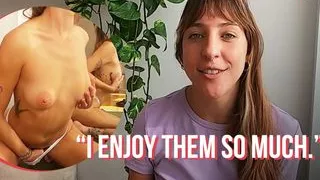 Ersties - Hot Argentina Babe Minerva Fingers Her Wet Pussy In Front of a Mirror