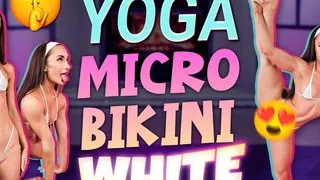 White Microbikini Hot Yoga - Hannahjames710