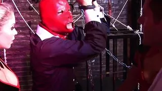 Gangbang with Jamie Brooks and Denice K are MILFs with big