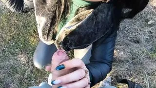 Risky Blow-job and Fuck with My Husbands Friend 235