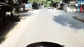 Outdoor trip with motorcycle