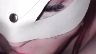 Gorgeous Sensual Blowjob From a Neighbor in the Toilet