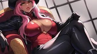 Sexy warden's squeezing