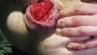 Chubby gay amateur anal dildo riding asmr  dildo ass chubby close up toys hairy solo gay gay anal