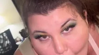 On My Knees Sucking His Big Black Cock