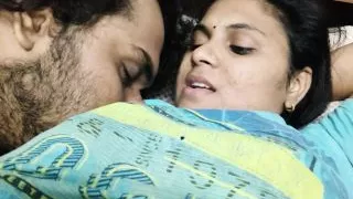 Mallu couple hot romance with hand job, Vaishnavy doing hand job with Sharun Raj cock, Mallu girl loves to do hand job