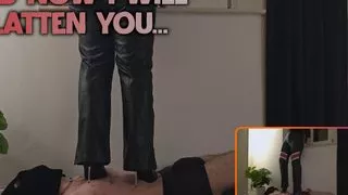 And Now I Will Flatten You in my Metal High Heels Boots
