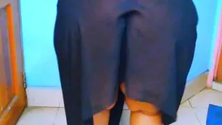 Saudi big ass maid is clean home when boss seduced by saw her butt and gives her a rough fuck inside her booty