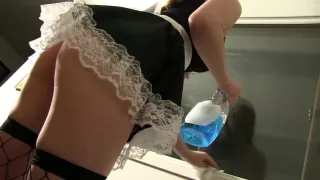 Hot French Maid Loves Big Black Cock