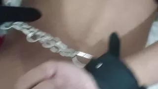 I take advantage of my parents leaving and fuck my stepsister while she is tied up