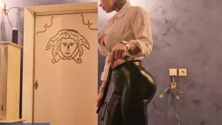 Miss Alessa Milano Whipping on your Knees Part 3