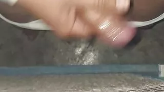 Splitting my cock at alone ????