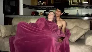Teenage Stepbrothers Start Watching A Movie But Fucking And End Up Cumming Inside