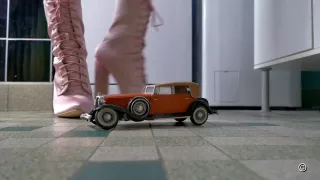 Classic Cars In Women's Hands