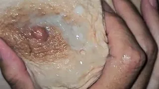 Fucking to huge tit cumshop compilation