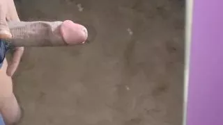 Sunty is doing in front of mirror at home