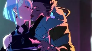Cyber Punk Passional Blowjob - Cum In Mouth - ANIME