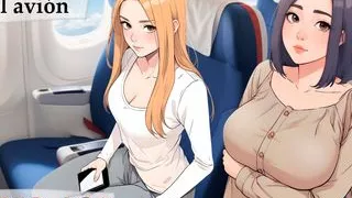 Spanish ASMR JOI, I cum quickly with this fantasy on the plane.