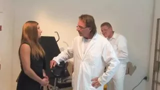 German  girl at gynecologist