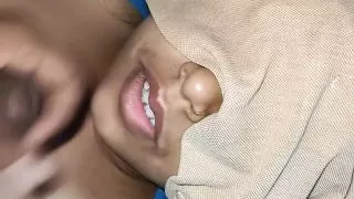 Very hot and sexy indian girl give her boyfriend very deep blowjob and after eating the cum