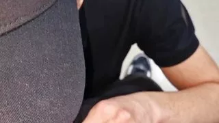 Caught the boss jerking off and was punished with a dick in his mouth , fountains of sperm