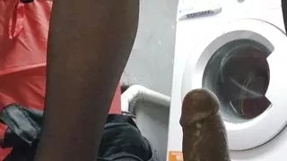 Sissy rides a huge dildo and imagination to be a girl