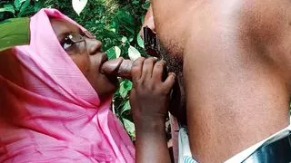 Jungle girlfriend and boyfriend sex