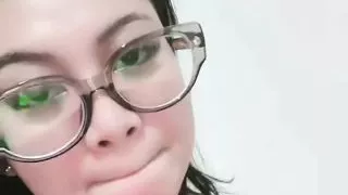 Greeting the pascol in the bathroom