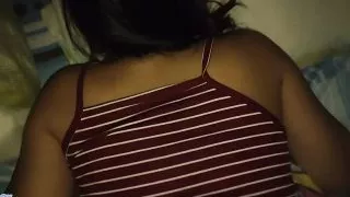 great finish in my stepdaughter's pussy, all the cum drips out of her pussy