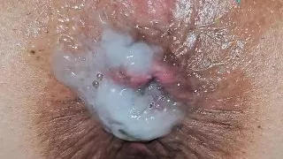 Doggy style anal to anal creampie