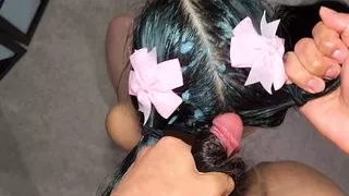 Don't look sweetie! This is a secret Stepdad head massage now that you're 18