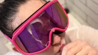 DICKFLASH bathroom adventure : part 2 cum on face