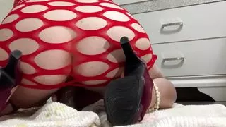 Sexy and Horny Fucking Hard the BBC Dildo