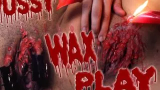 Hot candle wax in my pussy - Sadomasochistic self punishment